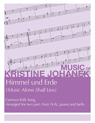 Himmel und Erde Unison/Two-Part choral sheet music cover Thumbnail